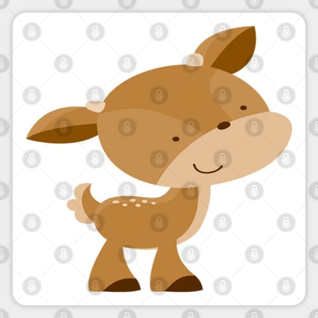 cute Deers Sticker by longford